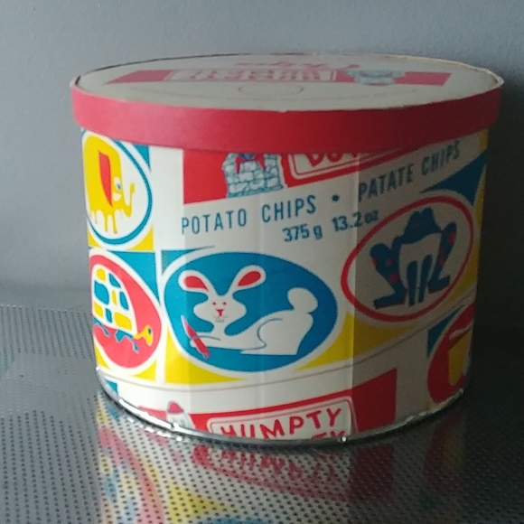 Vintage Humpty Dumpty chip container - Picture 3 of 5